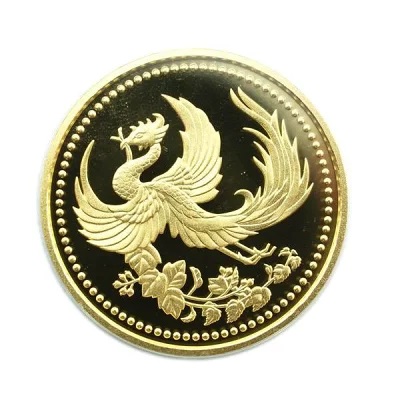 【未使用】硬貨天皇陛下御在位10年記念1万円金貨K24平成11年金純金ゴールド【中古】